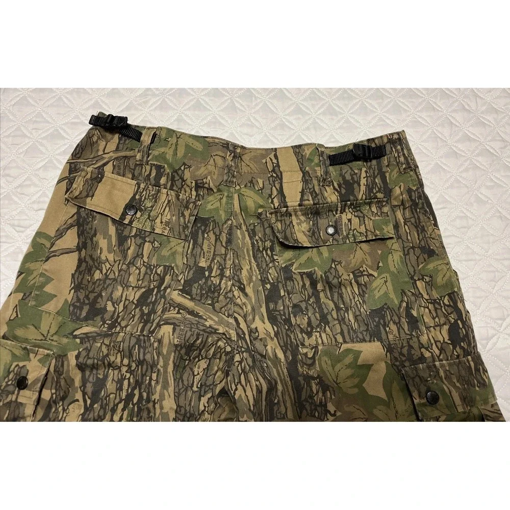 Winchester Trebark Camo Vintage Pants sz LG Cargo Hunting Pants Adjustable